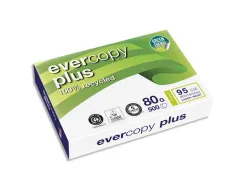 Papier clairefontaine blanc 100% recycle multifonction evercopy a4 80g/m2 blancheur 95 cie