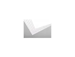Papier clairefontaine bristol 50x65cm 205g coloris blanc paquet 25 feuilles