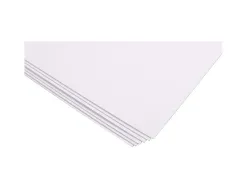 Papier clairefontaine bristol 50x65cm 205g coloris blanc paquet 25 feuilles