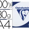 Papier clairefontaine clairalfa extra blanc a4 80g/m2 blancheur 170 opacité 93 rigidité 135 100 feuilles