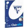 Papier clairefontaine clairalfa extra blanc a4 350g/m2 blancheur 170 opacité 93 rigidité 135 toucher satiné 125 feuilles
