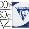 Papier clairefontaine clairalfa extra blanc a4 80g/m2 perforé blancheur 170 opacité 93 rigidité 135 500 feuilles