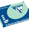 Papier clairefontaine multifonction laser couleur trophe a3 160g vert parfaite opacite paquet 250 feuilles