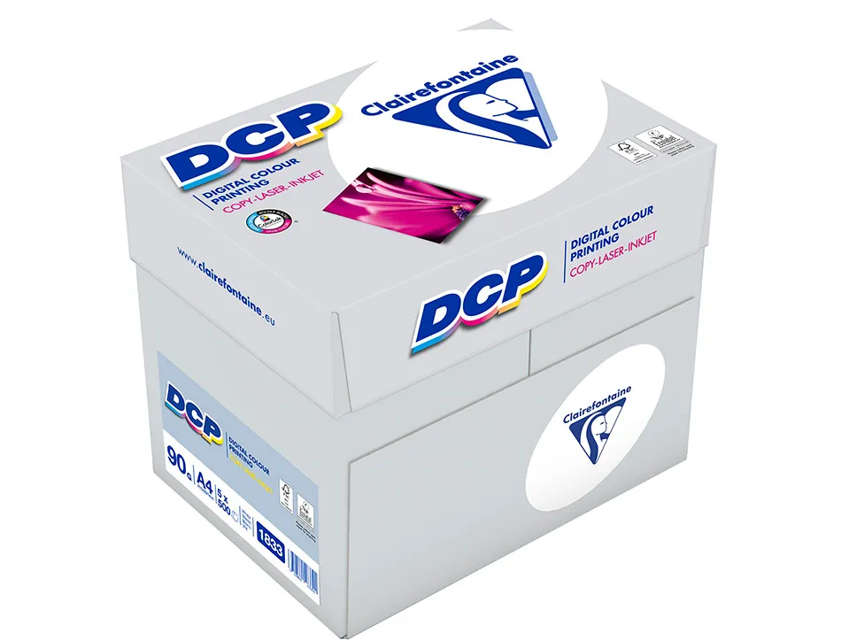 Papier clairefontaine multifonction laser couleur dcp haute qualite a3 250g/m2 blanc parfaite opacite paquet