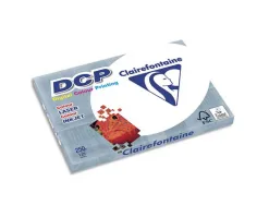 Papier clairefontaine multifonction laser couleur dcp haute qualite a3 250g/m2 blanc parfaite opacite paquet