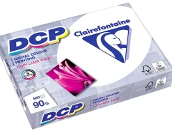 Papier clairefontaine multifonction laser couleur dcp a4 90g/m2 blanc satiné parfaite opacité 500 feuilles