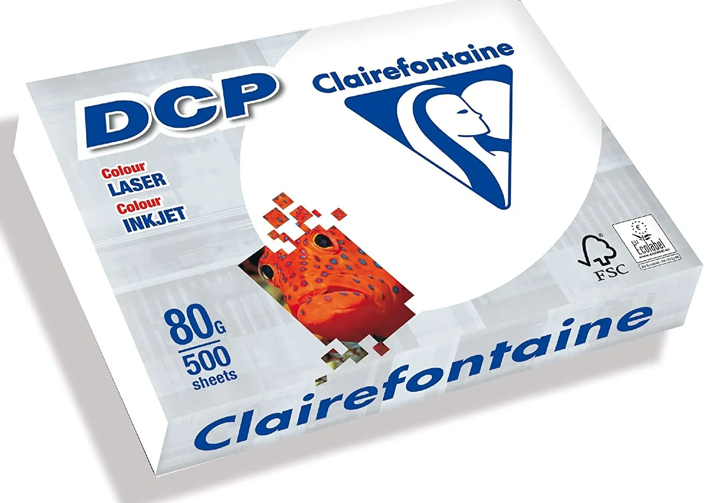 Papier clairefontaine multifonction laser couleur dc haute qualite a3 80g/m2 blanc parfaite opacite paquet