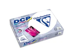 Papier clairefontaine multifonction laser couleur dcp a4 100g/m2 blanc satiné parfaite opacité 500 feuilles