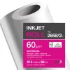 Papier clairefontaine plan extra blanc largeur 60mx914mm 60g application jet d'encre qualite photo bobine