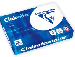 Papier clairefontaine smartprint haute qualite blancheur pour ecriture a4 50g blanc paquet 500 feuilles