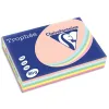 Papier couleur clairefontaine trophée multifonction a4 80g/m2 couleurs assorties pastel paquet 500 feuilles