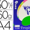 Papier couleur clairefontaine trophée personal paper pack a4 160g/m2 vert menthe 50 feuilles couleurs intenses