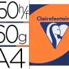 Papier couleur clairefontaine trophée multifonction a4 160g/m2 couleurs intenses orange vif paquet 250 feuilles