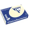 Papier couleur clairefontaine trophée multifonction a4 80g/m2 couleurs vives ivoire paquet 500 feuilles