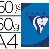 Papier couleur clairefontaine trophée multifonction a4 160g/m2 couleurs intenses bleu turquoise paquet 250 feuilles