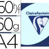 Papier couleur clairefontaine trophée multifonction a4 160g/m2 bleu pastel paquet 250 feuilles