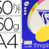 Papier couleur clairefontaine trophée personal paper pack a4 160g/m2 jaune soleil 50 feuilles couleurs intenses
