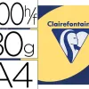 Papier couleur clairefontaine trophée multifonction a4 80g/m2 couleurs vives bouton d'or paquet 500 feuilles