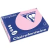 Papier couleur clairefontaine trophée multifonction a4 80g/m2 rose pastel paquet 500 feuilles