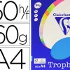 Papier couleur clairefontaine trophée personal paper pack a4 160g/m2 bleu turquoise 50 feuilles couleurs intenses
