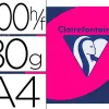 Papier couleur clairefontaine trophée multifonction a4 80g/m2 couleurs intenses rose fuchsia paquet 500 feuilles