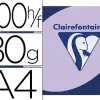 Papier couleur clairefontaine trophée multifonction a4 80g/m2 couleurs vives lilas paquet 500 feuilles