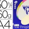 Papier couleur clairefontaine trophée personal paper pack a4 160g/m2 ivoire paquet 50 feuilles unicolores