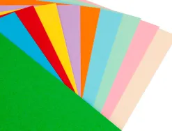 Papier couleur liderpapel multifonction a4 80g/m2 10 coloris assortis paquet 100 feuilles