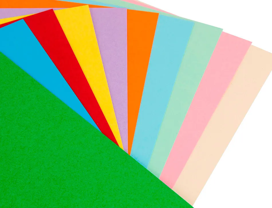 Papier couleur liderpapel multifonction a4 80g/m2 10 coloris assortis paquet 100 feuilles