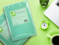 Papier couleur q-connect multifonction a4 80g/m2 unicolore vert ramette 500 feuilles