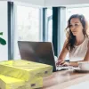 Papier couleur q-connect multifonction a3 80g/m2 unicolore jaune néon ramette 500 feuilles