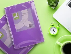 Papier couleur q-connect multifonction a4 80g/m2 unicolore lilas ramette 500 feuilles