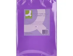 Papier couleur q-connect multifonction a4 80g/m2 unicolore lilas ramette 500 feuilles