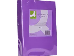 Papier couleur q-connect multifonction a4 80g/m2 unicolore lilas ramette 500 feuilles