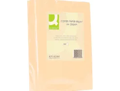Papier couleur q-connect multifonction a4 80g/m2 unicolore crème ramette 500 feuilles