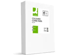 Papier couleur q-connect multifonction a4 80g/m2 unicolore orange intense ramette 500 feuilles