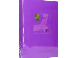 Papier couleur q-connect multifonction a3 80g/m2 unicolore lilas ramette 500 feuilles