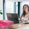 Papier couleur q-connect multifonction a4 80g/m2 unicolore rose intense ramette 500 feuilles