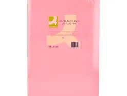 Papier couleur q-connect multifonction a3 80g/m2 unicolore rose néon ramette 500 feuilles