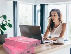 Papier couleur q-connect multifonction a3 80g/m2 unicolore rose néon ramette 500 feuilles