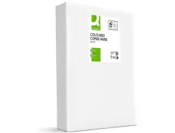 Papier couleur q-connect multifonction a3 80g/m2 unicolore orange néon ramette 500 feuilles
