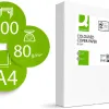 Papier couleur q-connect multifonction a4 80g/m2 unicolore jaune intense ramette 500 feuilles