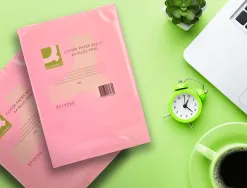 Papier couleur q-connect multifonction a4 80g/m2 unicolore rose néon ramette 500 feuilles