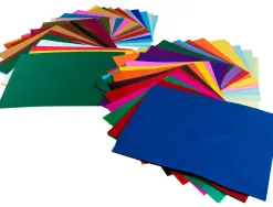 Papier créatif liderpapel premium a4+ 240x315mm assortiment divers papiers coloris assortis bloc 102 unités