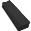 Papier crepon clairefontaine standard 0,5x2m crepage 40% coloris noir paquet 10 feuilles