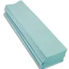 Papier crepon clairefontaine standard 0,5x2m crepage 40% coloris turquoise paquet 10 feuilles
