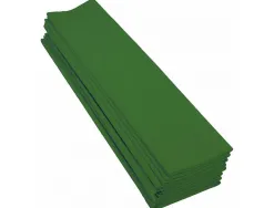 Papier crepon clairefontaine standard 0,5x2m crepage 40% coloris vert fonce paquet 10 feuilles