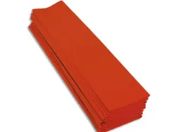 Papier crepon clairefontaine standard 0,5x2m crepage 40% coloris orange paquet 10 feuilles