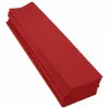 Papier crepon clairefontaine standard 0,5x2m crepage 40% coloris rouge paquet 10 feuilles