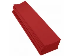 Papier crepon clairefontaine standard 0,5x2m crepage 40% coloris rouge paquet 10 feuilles